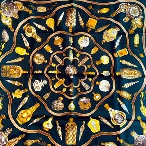 Vintage Hermès Silk Scarf Authentic